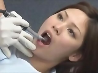 Doctor, Medical, Asian, Spit, Uniform, Japanese