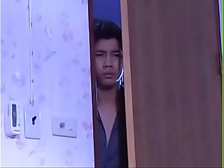 Japanese milf fucks a young guy