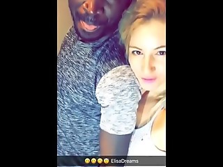 Blonde White Girl And Black n.
