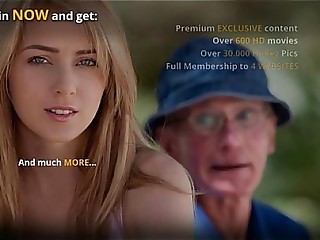 Teeny blonde fucks Old Guru