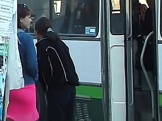 Babe gets fucked on street sex