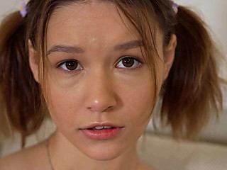 Teen slut Kitty first time anal fucking