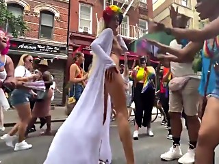 Strip, Nude, Striptease, Blonde, Solo