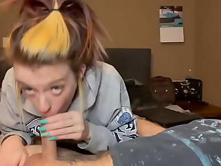 Messy, Amateur, Blowjob, Orgasm, Pov, Bubble, Deepthroat, Mouth, Sloppy, Spit