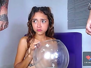 Pussy eating ends in a thick cock inside her tight pussy and couple of cumshots on her gorgeous face