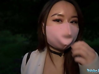 Public Agent Sexy chinese babe fucking a big fat dick