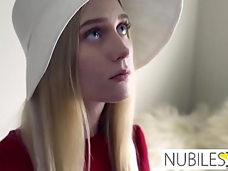 Blonde Beauty Gets Creampied During Handmaiden Ceremony